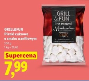 Pianki cukrowe o smaku waniliowym