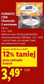chusteczki 2-warstwowe