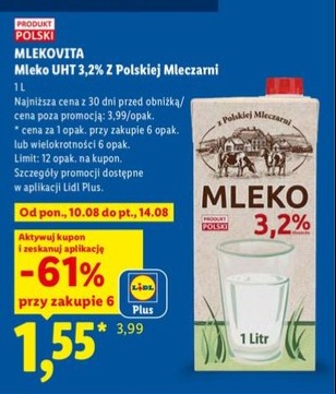 mleko UHT 3,2%