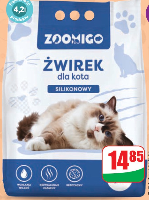Żwirek dla kota silikonowy