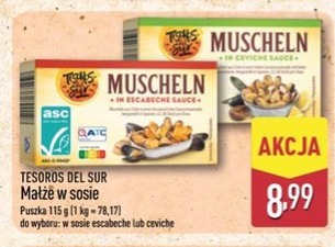 Małże w sosie