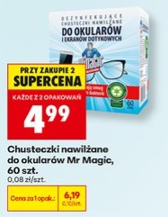 Chusteczki nawilżane do okularów