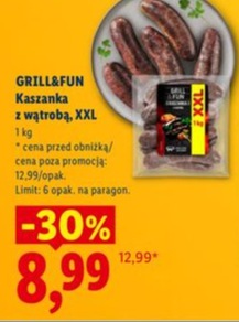 Kaszanka z wątrobą XXL