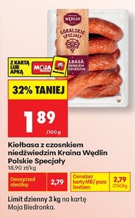 kiełbasa z czosnkiem niedźwiedzim