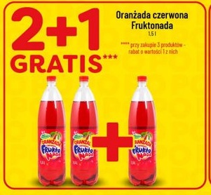 Oranżada czerwona Fruktonada