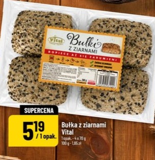 Bułka z ziarnami