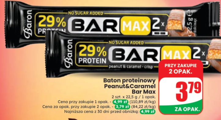 Baton proteinowy Peanut&Caramel