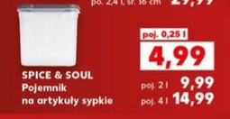 Pojemnik na artykuły sypkie