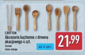 akcesoria kuchenne z drewna akacjowego