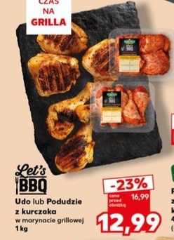 Udo lub podudzie z kurczaka w marynacie grillowej
