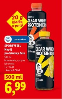 napój proteinowy zero