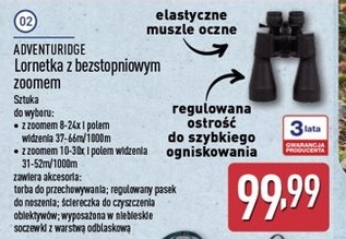 Lornetka z bezstopniowym zoomem