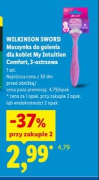 maszynka do golenia My Intuition Comfort 3-ostrzowa