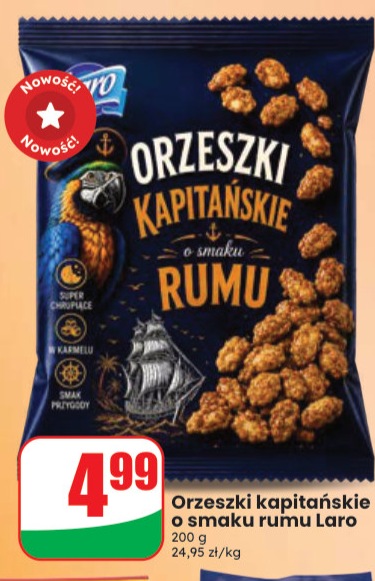 Orzeszki kapitańskie o smaku rumu