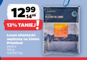 Łosoś atlantycki wędzony na zimno plastry