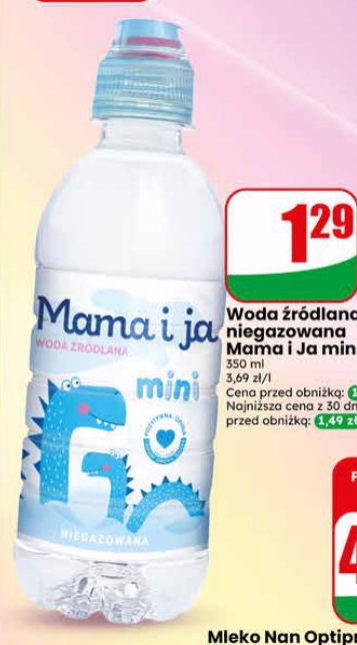 woda źródlana niegazowana mini