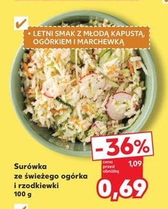 surówka ze świeżego ogórka i rzodkiewki