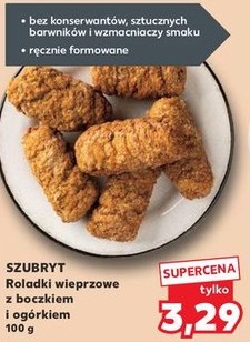 Roladki wieprzowe z boczkiem i ogórkiem