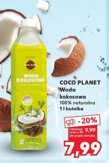 Woda kokosowa 100% naturalna