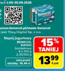 Napój jogurtowy borówkowy