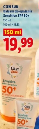 balsam do opalania sensitive SPF 50