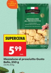 Mezzelune al prosciutto