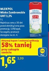 mleko Zambrowskie UHT 3,2%