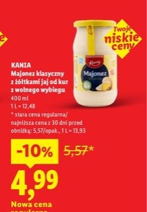 Majonez klasyczny z żółtkami jaj od kur z wolnego wybiegu