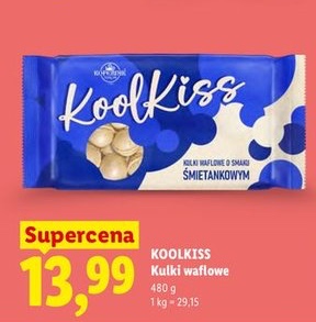 Kulki waflowe o smaku śmietankowym