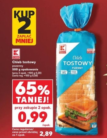 chleb tostowy pszenny