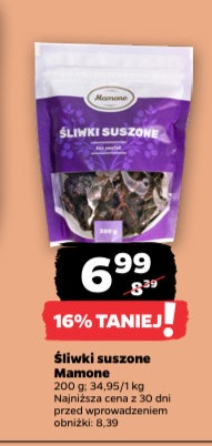 śliwki suszone