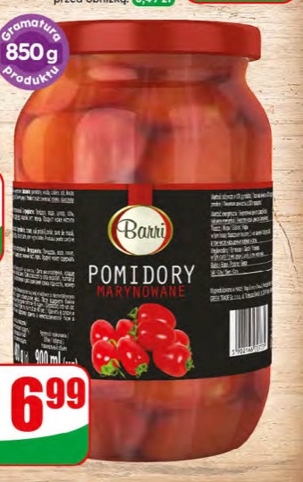 Pomidory marynowane całe