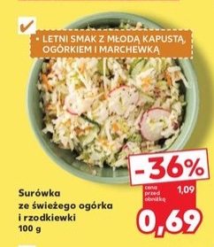 surówka ze świeżego ogórka i rzodkiewki