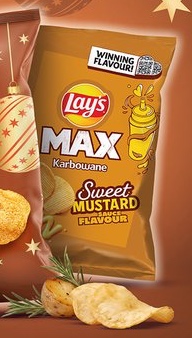 Chipsy karbowane sweet mustard sauce flavour