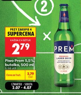 piwo premium lager 5,5%