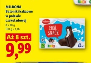 Batoniki kakaowe w polewie czekoladowej