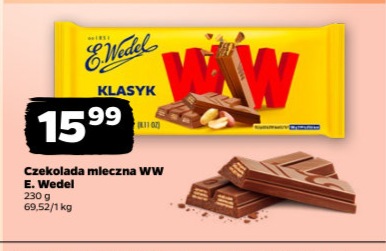 Czekolada mleczna WW