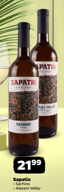 wino białe Sachino Alazani Valley