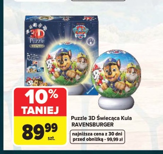 Puzzle 3D świecąca kula