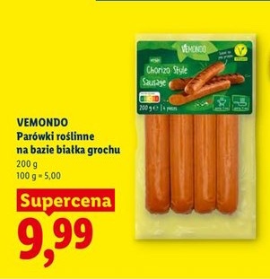 parówki roślinne na bazie białka grochu