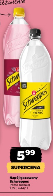 napój gazowany Schweppes różne rodzaje