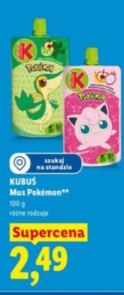mus owocowy Pokémon