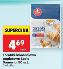 Torebki śniadaniowe papierowe