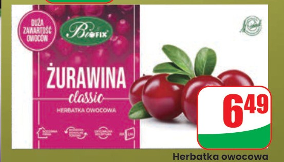 Herbatka owocowa żurawina