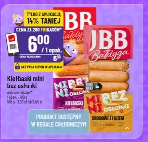 Kiełbaski mini bez osłonki