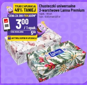 Chusteczki uniwersalne 3-warstwowe