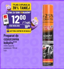 Preparat do czyszczenia kokpitu