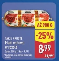 Flaki wołowe w rosole