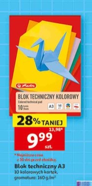 Blok techniczny kolorowy