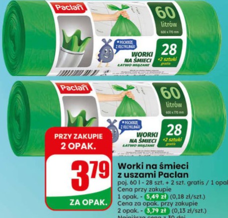worki na śmieci z uszami